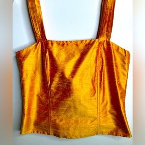 Gold Silk Corset
